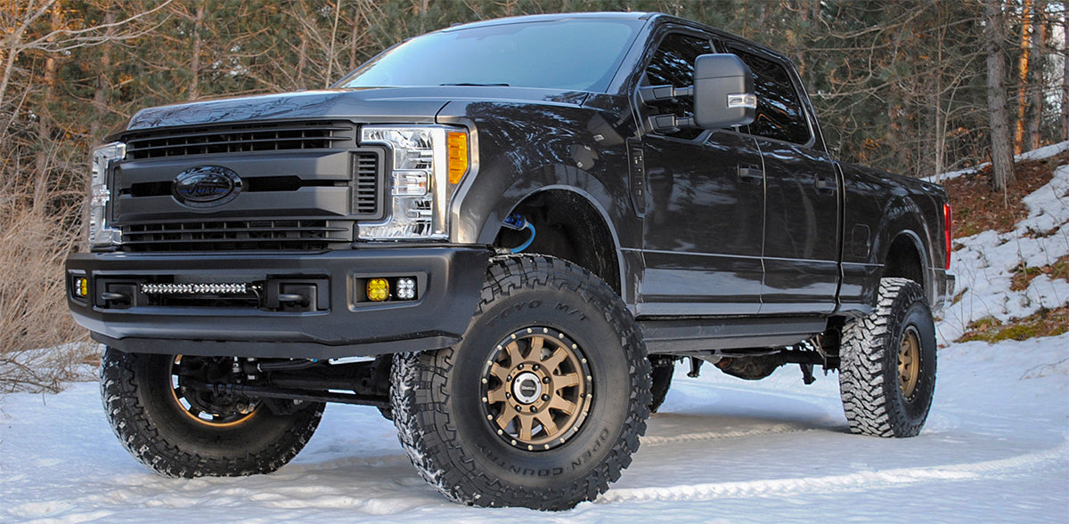 Carli Pintop 2.5 Leveling Shock Set, 2.5/3.5” Lift, GAS 05-22 Ford F250/F350