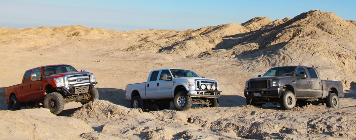 Carli Coilover Bypass 2.5 System, 2.5/3.5" Lift, 2011-16 Ford F250/F350, Diesel