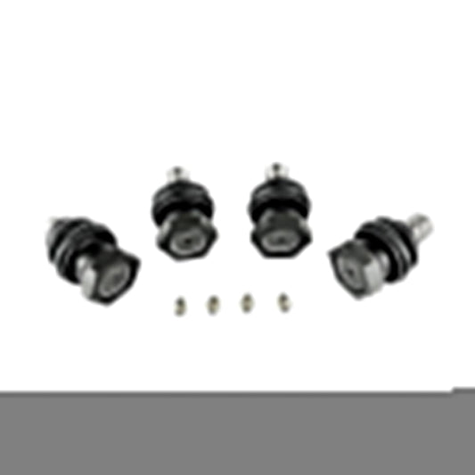 Apex Chassis Heavy Duty Ball Joint Kit Fits: 14-20 Polaris RZR XP 1000/RZR XP 4 1000/RZR XP Turbo/RZR XP 4 Turbo/RZR XP Turbo S Includes: 2 Upper/2 Lower