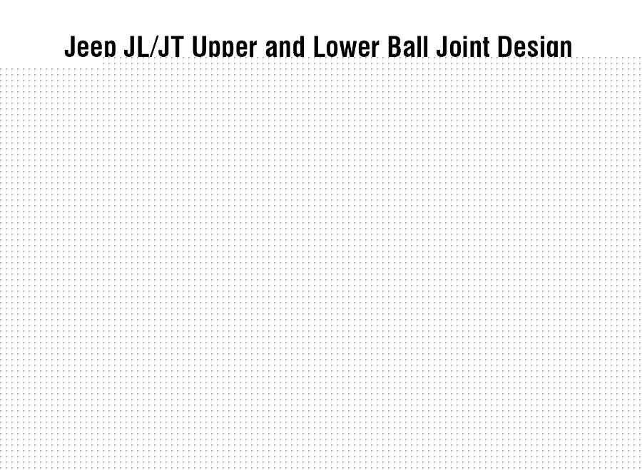 Apex Chassis Heavy Duty Ball Joint Kit Fits: 19-22 Jeep Gladiator JT 18-22 Jeep Wrangler JL/JLU Rubicon Mohave Sahara Sport Includes: 2 Upper & 2 Lower