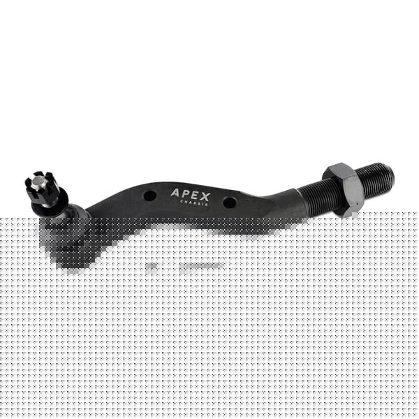 Apex Chassis Heavy Duty 2.5 Ton Tie Rod Assembly in Polished Aluminum Fits: 19-22 Jeep Gladiator JT 18-22 Jeep Wrangler JL/JLU Rubicon Mohave Sahara Sport. Note: This kit fits a Dana 44 axle.