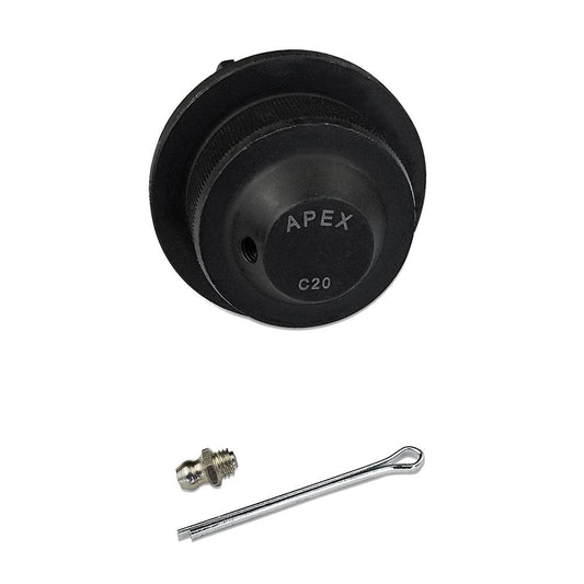 Apex Chassis Heavy Duty Ball Joint Kit Fits: 01-06 Silverado/Sierra 1500/2500/3500 00-10 Yukon XL 2500 03-09 Hummer H2 02-06 Avalanche 2500 Includes: 1 Upper & 1 Lower