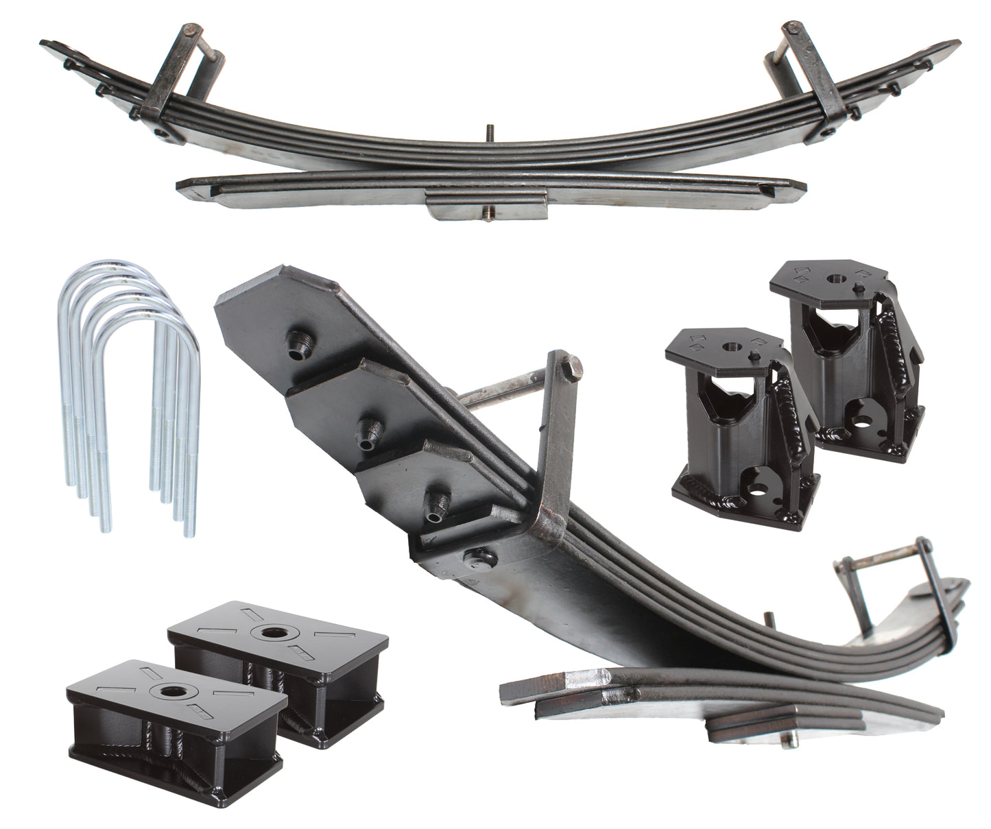 Carli Add-A-Pack Rear Leaf Springs, 2017-23 Ford F250/F350 4×4 w/ 4.5 /5.5 Lift, 3” Lift in Rear