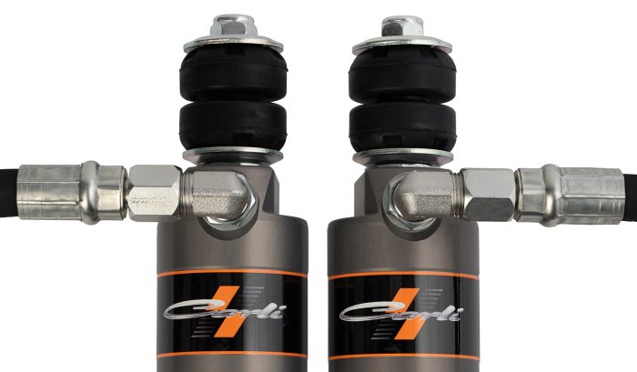 Carli Pathfinder 2.5 Level Height Shock Package, 05-24 Ford F250/350, GAS, Resi Mounts Included