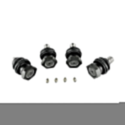 Apex Chassis Heavy Duty Ball Joint Kit Fits: 14-20 Polaris RZR XP 1000/RZR XP 4 1000/RZR XP Turbo/RZR XP 4 Turbo/RZR XP Turbo S Includes: 2 Upper/2 Lower