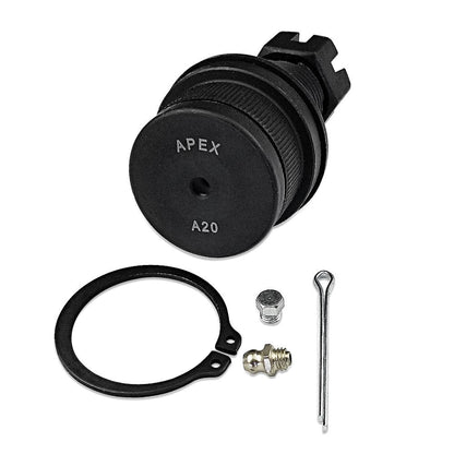 Apex Chassis Heavy Duty Jeep Heavy Duty Ball Joint Kit Fits: 4-83 Cherokee 72-83 CJ 72-73 Commando 81-85 CJ8 Scrambler 74-83 Wagoneer Includes: 1 Upper & 1 Lower